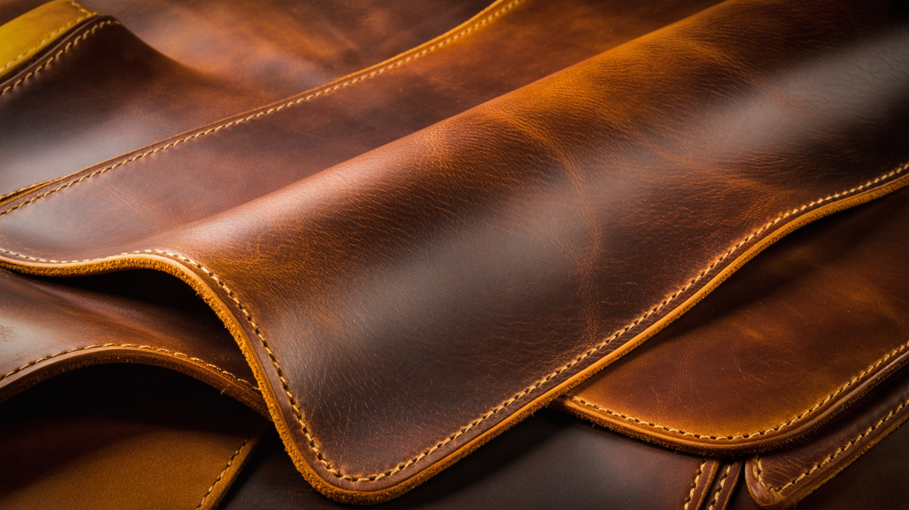 Textura de couro bovino legítimo